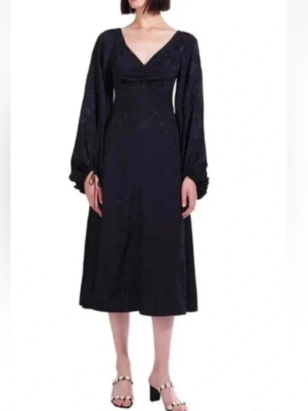 STAUD Black Sophia Dress